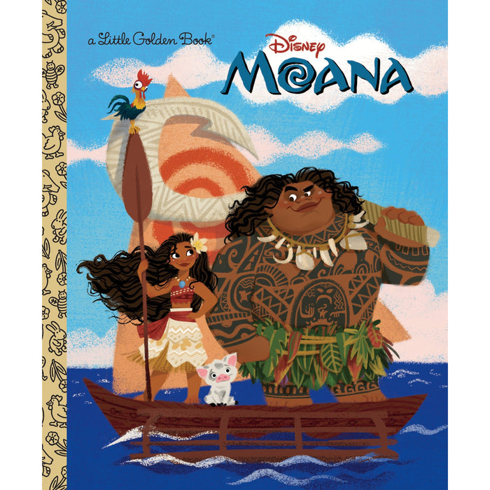 Disney Moana A Little Golden Book Hardcover